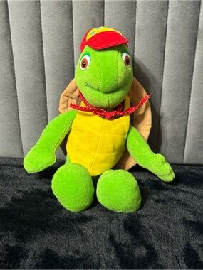 Franklin The Turtle Plush Red Hat Bandana Irwin Toy Kids Can Press